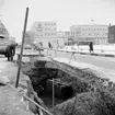 Västerås, Stora torget.
Torgbrunnen. 1960-talet.