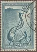 Frimärke ur Gösta Bodmans filatelistiska motivsamling, påbörjad 1950.
Frimärke från Grekland, 1951. Motiv av Fiskafänge -