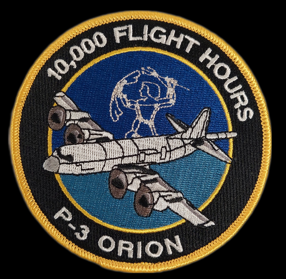 P-3 Orion fly i sentrum