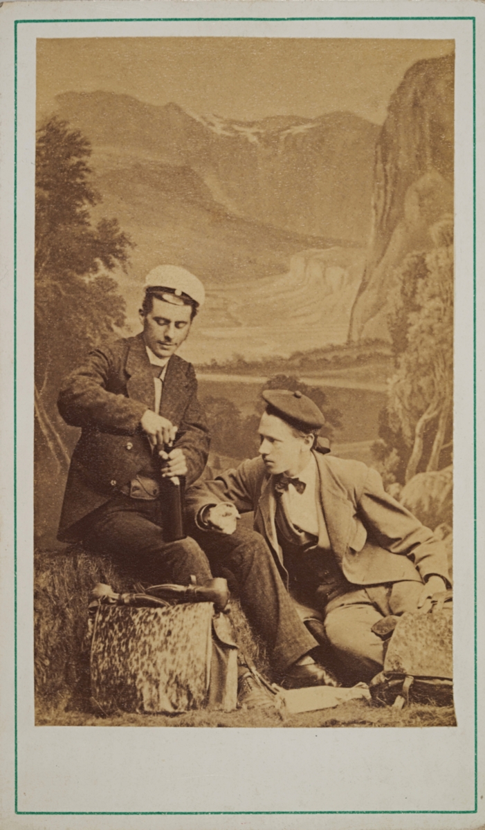 Georg Balke og Erik Werenskiold,
