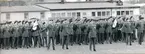 Regementets och försvarsområdets dag den 4 maj 1974

Bild 1 Delar av grundutbildningsbataljonen med bataljonchefen överstelöjtnant Björn Bernroth i täten, bakom honom syns löjtnant Göran Dahlström framför 3.komp. Bland befälen i första raden syns bla fanjunkarna Stig Brantgård, Karl-Erik Nord och Harry Söderberg.

Bild 2 Kasernkompaniet under ledning av kapten Bengt-Eric Murray.

Bild 3 Bredvid kasernkompaniet står 6. komp med majoren Björn von Porat som chef. Bland befälen i främre raden syns bla löjtnant Lorens Westerlund och överfurirerna Ulf Söderström och Per Andersson samt Carl-Wilhelm von Eckerman