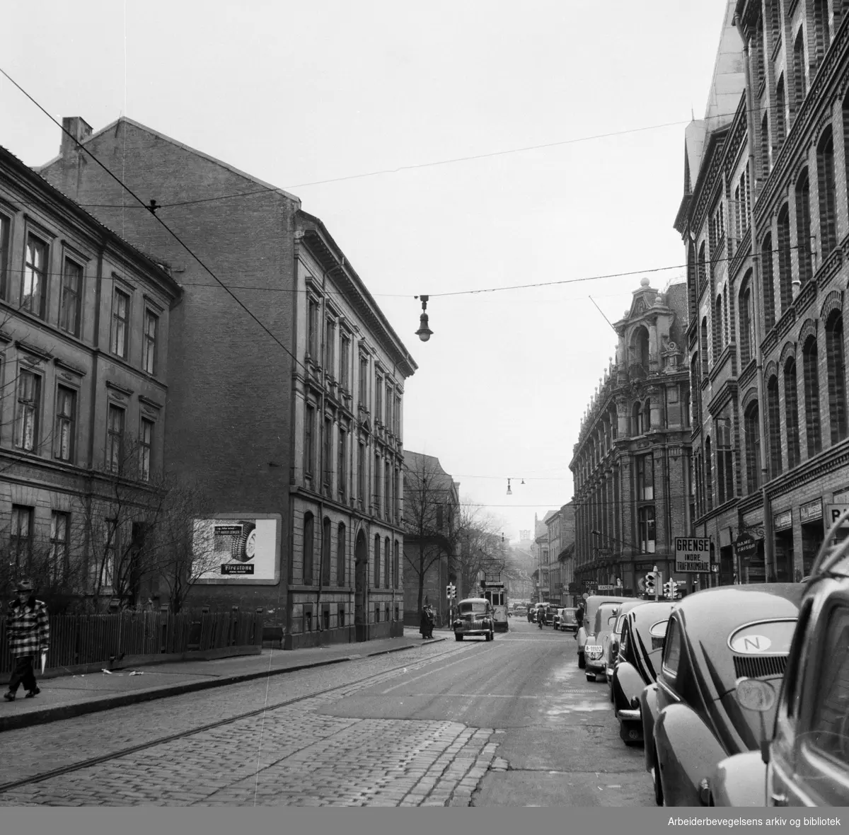 Pilestredet. November 1957