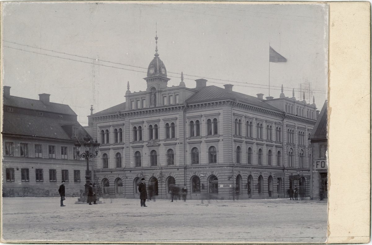 Kabinettsfotografi - Stora Torget, kvarteret Kransen, Uppsala