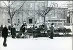 Västerås, Bondtorget.
Torghandel vid dåvarande Stora torget.