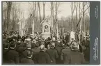 Kabinettsfotografi - Wiknermonumentets avtäckning, Uppsala 1902