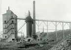 Kalkverket i Degerhamn. Masugnen, 1930.