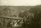 Kalkbrottet i Degerhamn, 1906. Områderna kring södra varven för Ölands Cementfabrik.