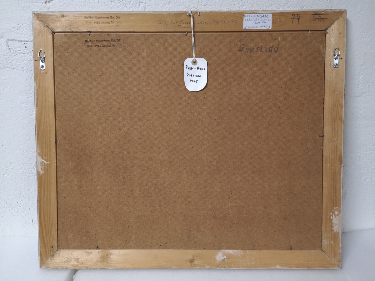 Snøsludd [Oljemaleri]