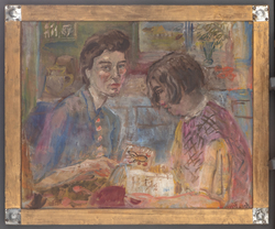 Hannah og Mona [Oljemaleri]