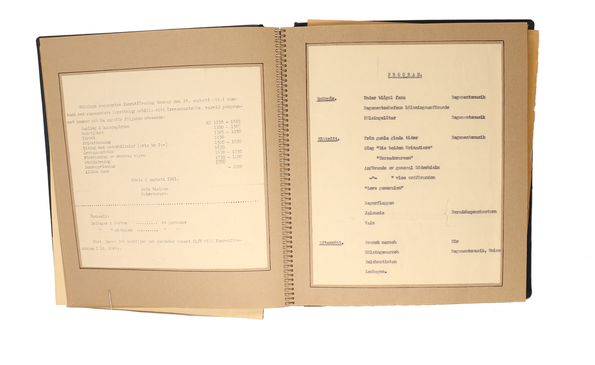 Kungl. Hälsinge regementes kramratförening 1938-1942.