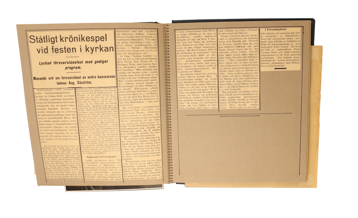 Kungl. Hälsinge regementes kramratförening 1938-1942.