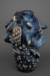 Vase med rutilglasur. [Vase]