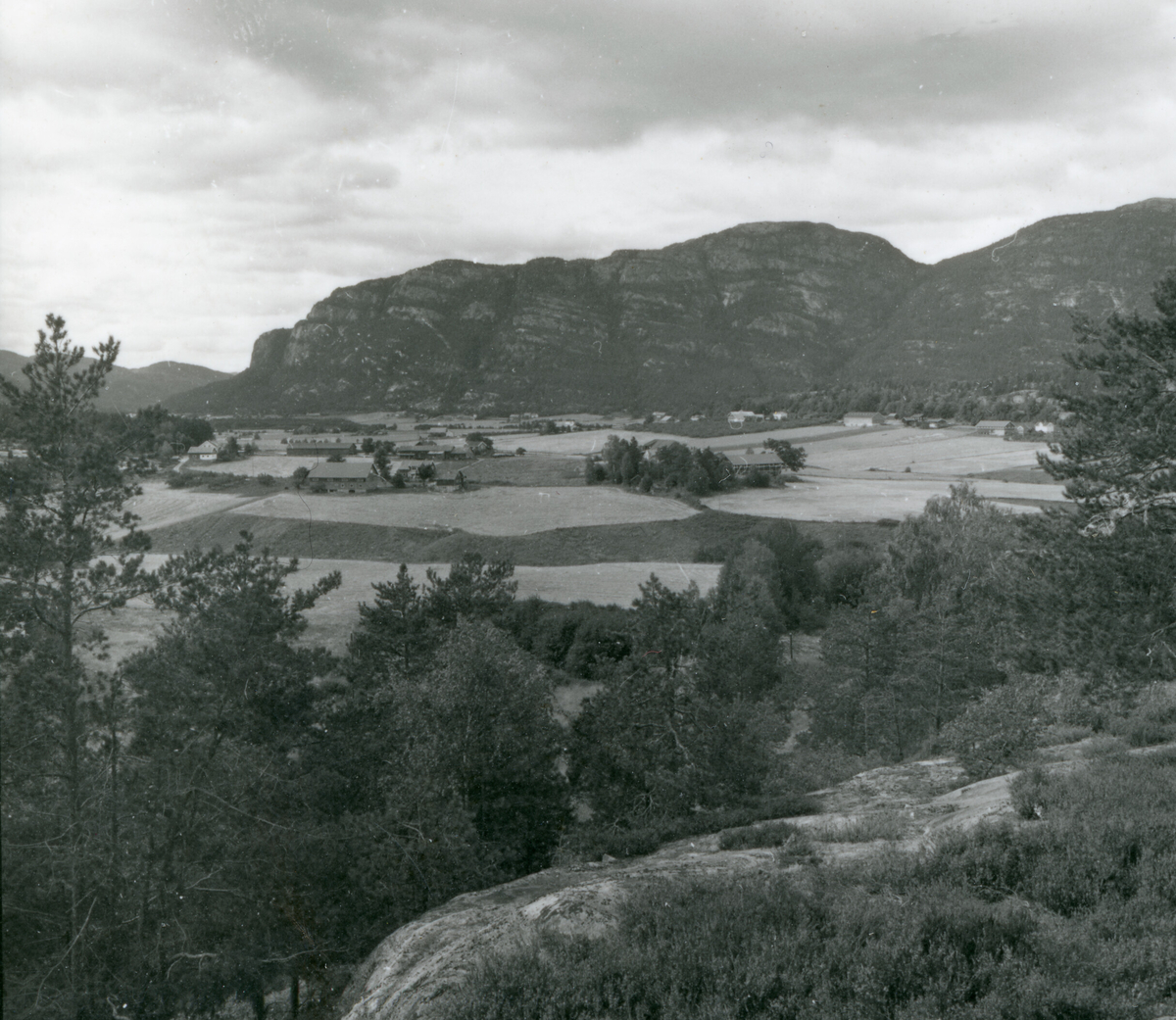 Forbergsletta med Eriksteinfjellet i bakgrunnen