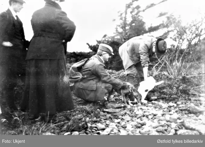 Jaktbilder Rauøy 1913 i Onsøy.