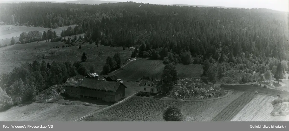 Flyfoto Solberg 1956 i Onsøy.