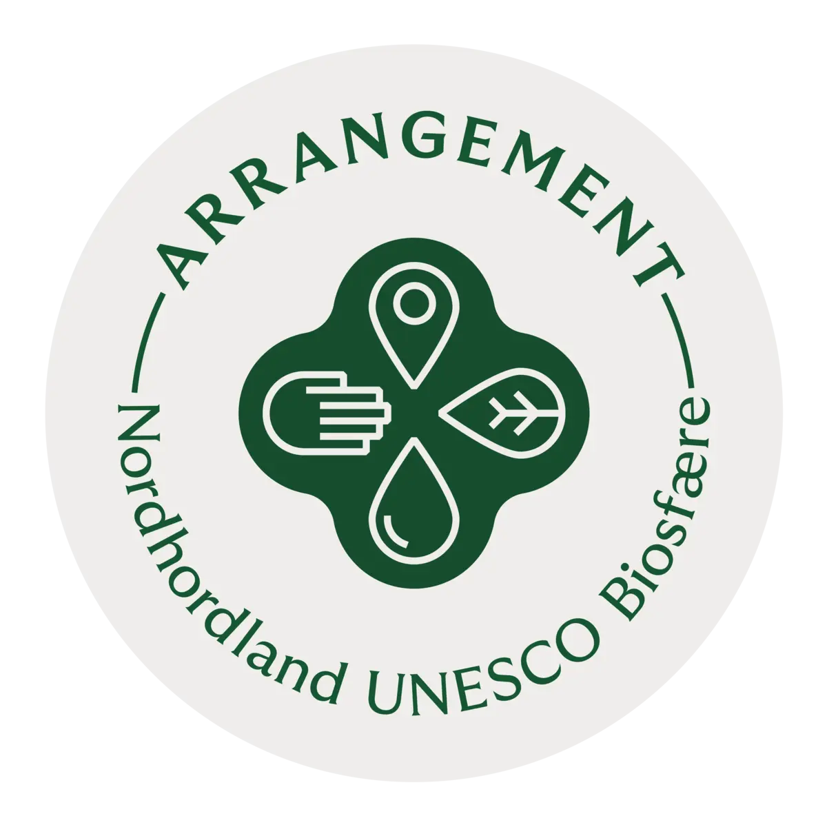 Logo arrangement i Nordhordland UNESCO Biosfære