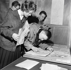 Norsk Folkeferie. Hytteformidling. Januar 1961