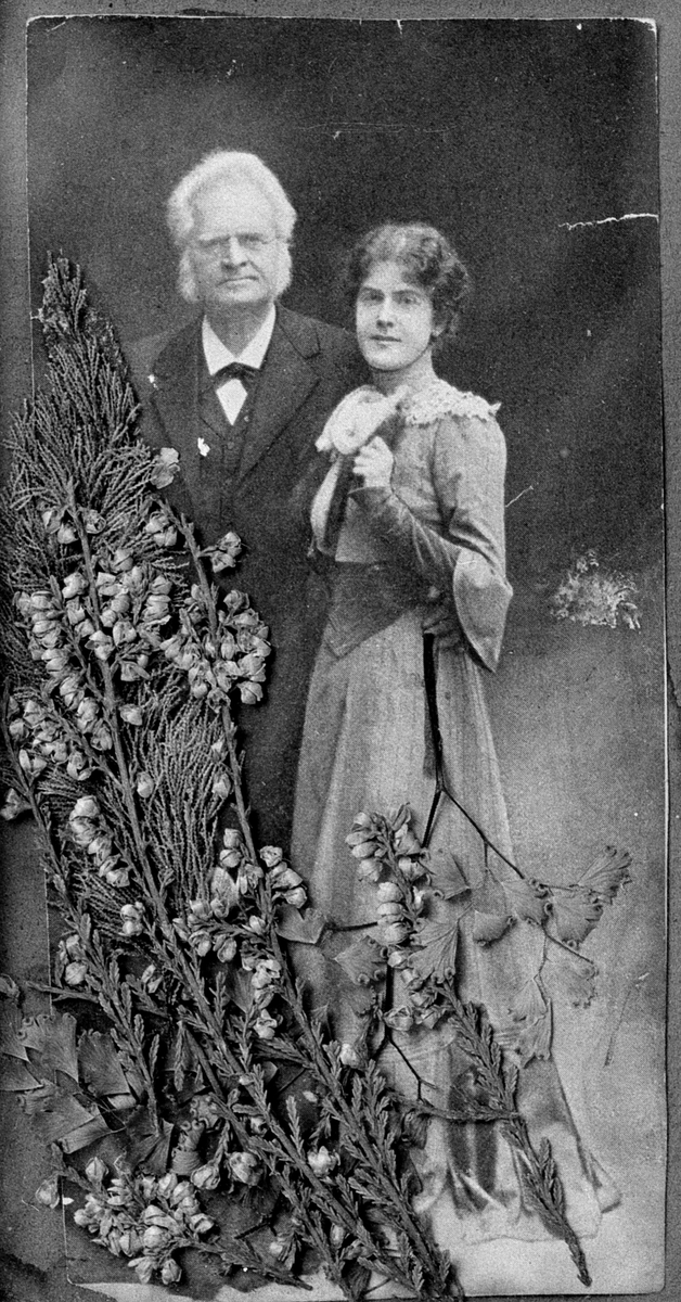 Bjørnson, Dagny, blomster, repro