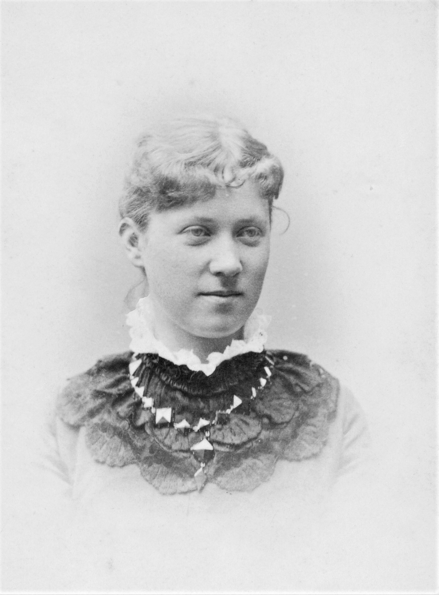 Från August Bondesons vänkrets. Anteckning på fotots baksida: "August Bondeson, Adilo Hillman. Hilma Wallin 1882."
