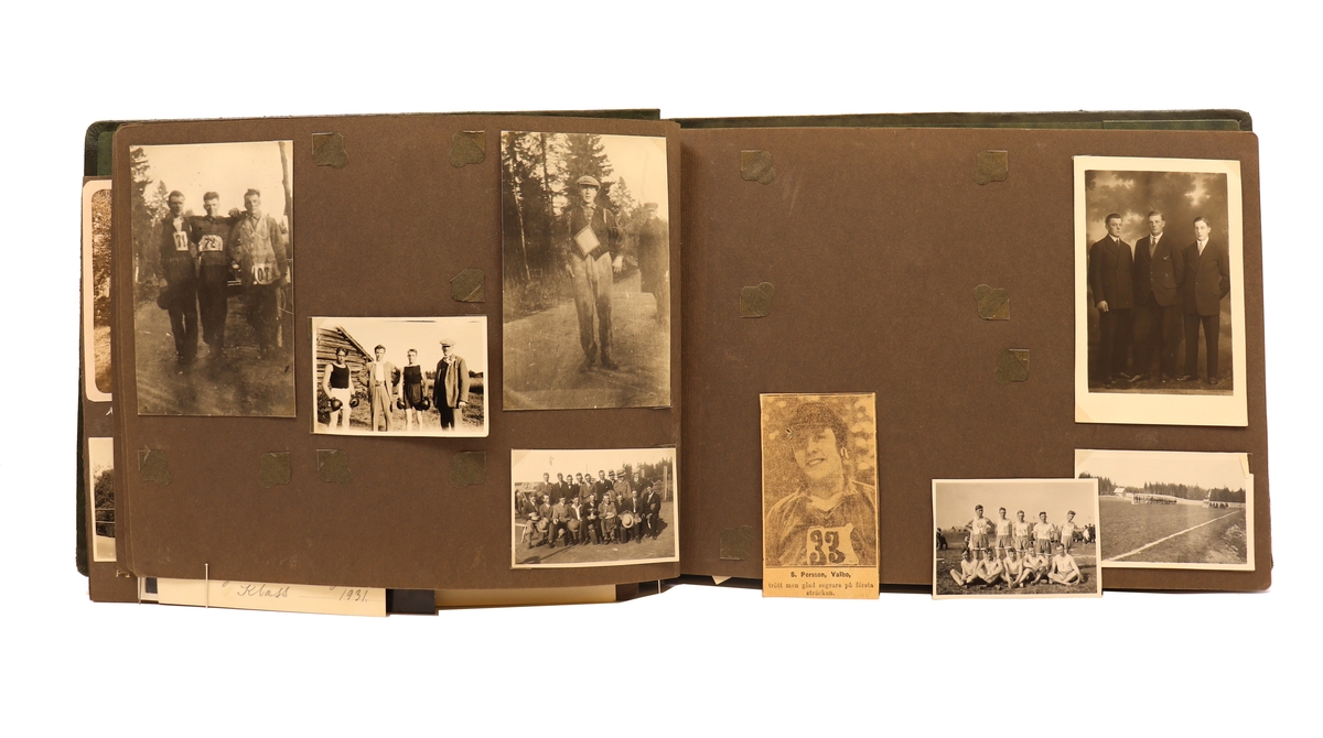 VAIF - Valbo allmänna idrottsförening. Blandade motiv runt året 1931.