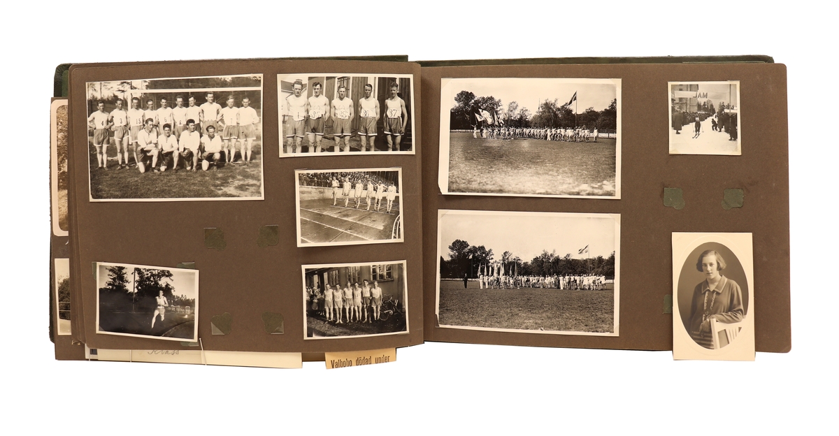 VAIF - Valbo allmänna idrottsförening. Blandade motiv runt året 1931.