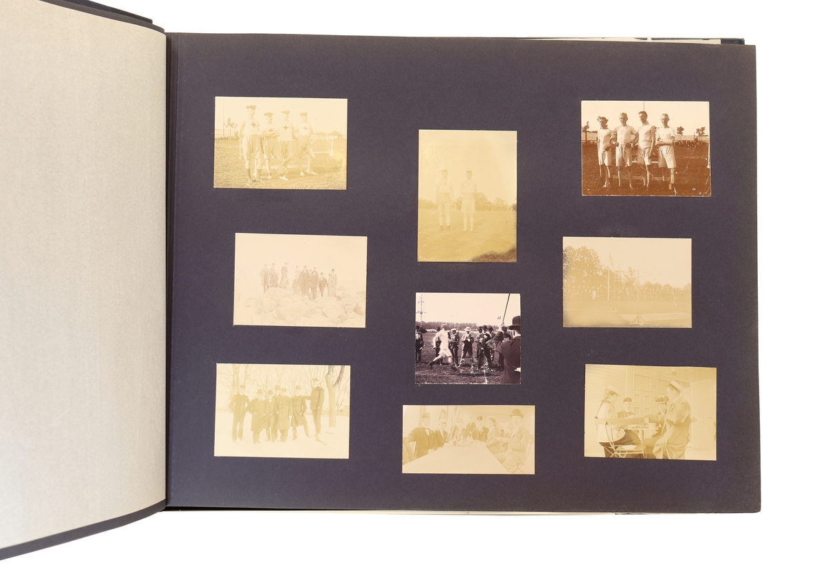 Idrottsföreningen kamraterna Gefle. Blandade motiv från diverse tävlingar runt åren 1897 till 1935.