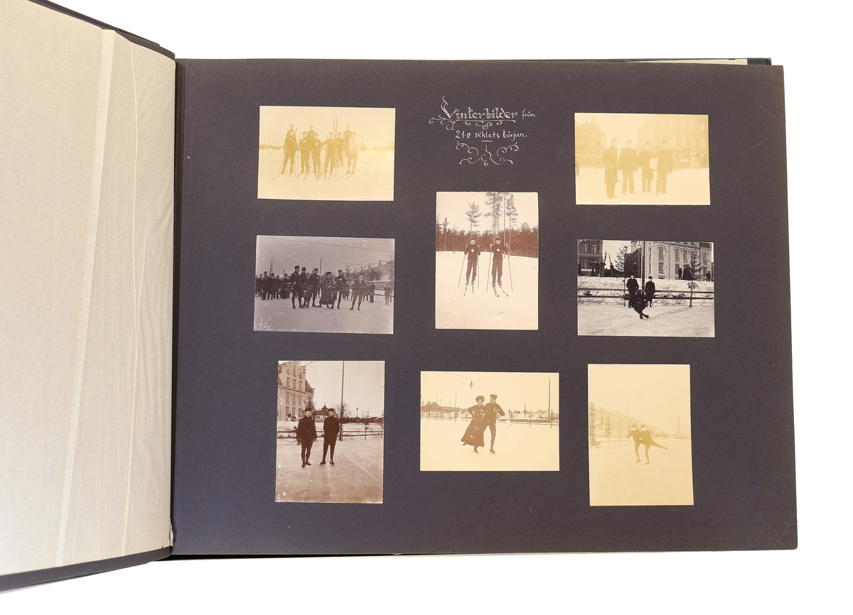 Idrottsföreningen kamraterna Gefle. Blandade motiv från diverse tävlingar runt åren 1897 till 1935.