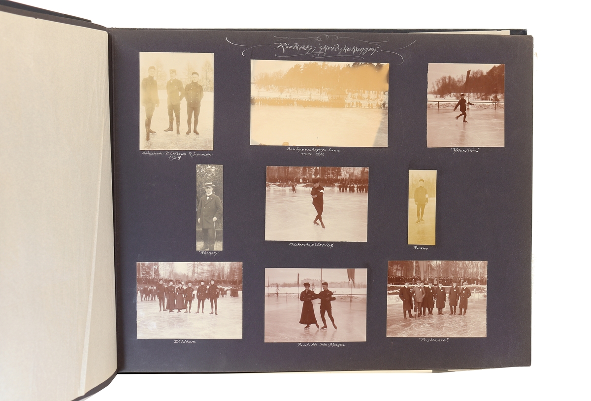 Idrottsföreningen kamraterna Gefle. Blandade motiv från diverse tävlingar runt åren 1897 till 1935.