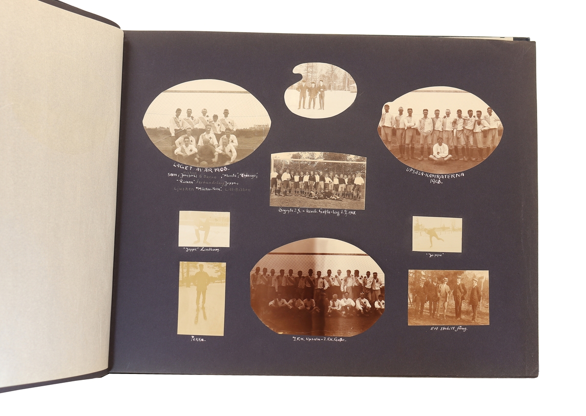 Idrottsföreningen kamraterna Gefle. Blandade motiv från diverse tävlingar runt åren 1897 till 1935.