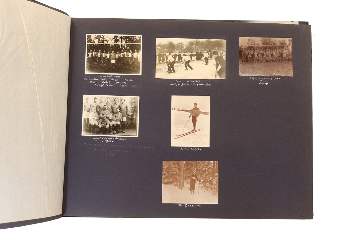 Idrottsföreningen kamraterna Gefle. Blandade motiv från diverse tävlingar runt åren 1897 till 1935.