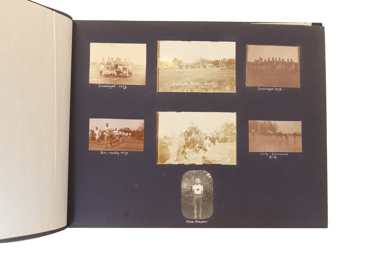 Idrottsföreningen kamraterna Gefle. Blandade motiv från diverse tävlingar runt åren 1897 till 1935.