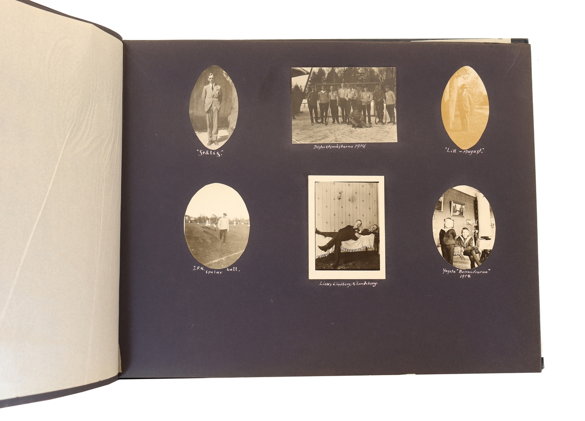 Idrottsföreningen kamraterna Gefle. Blandade motiv från diverse tävlingar runt åren 1897 till 1935.