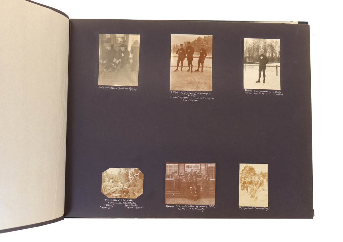 Idrottsföreningen kamraterna Gefle. Blandade motiv från diverse tävlingar runt åren 1897 till 1935.