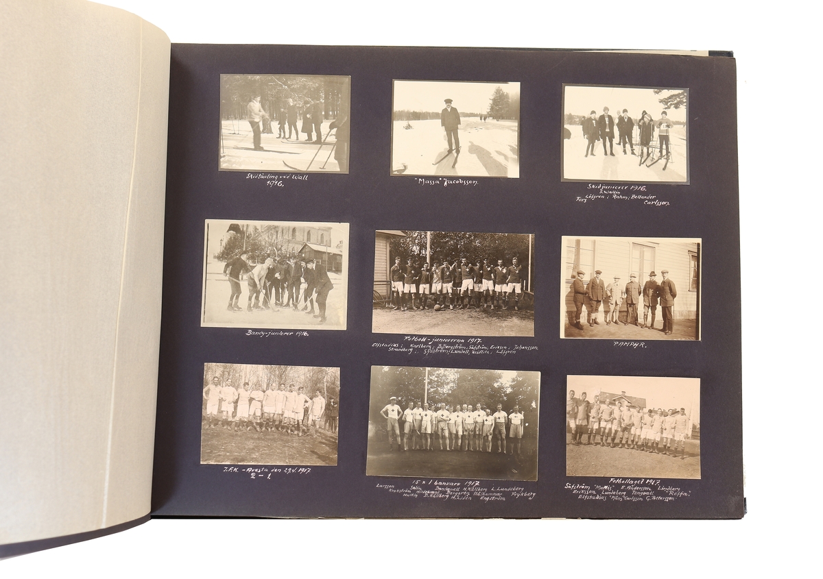 Idrottsföreningen kamraterna Gefle. Blandade motiv från diverse tävlingar runt åren 1897 till 1935.