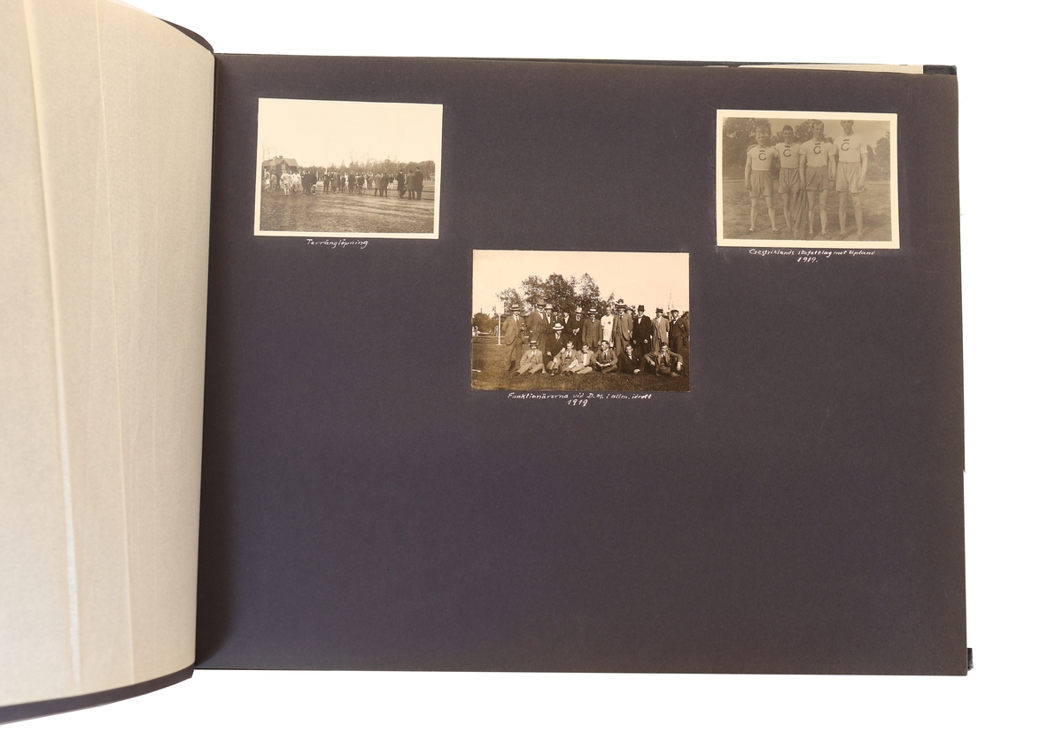 Idrottsföreningen kamraterna Gefle. Blandade motiv från diverse tävlingar runt åren 1897 till 1935.