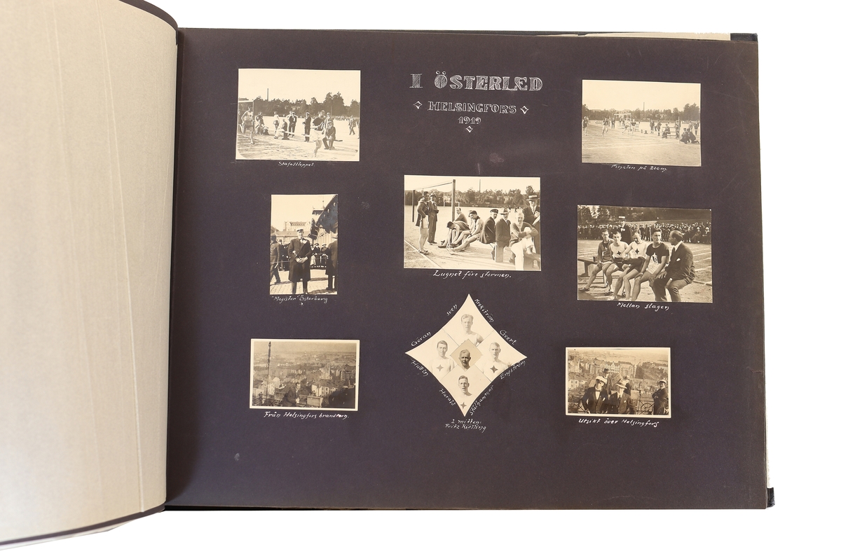 Idrottsföreningen kamraterna Gefle. Blandade motiv från diverse tävlingar runt åren 1897 till 1935.