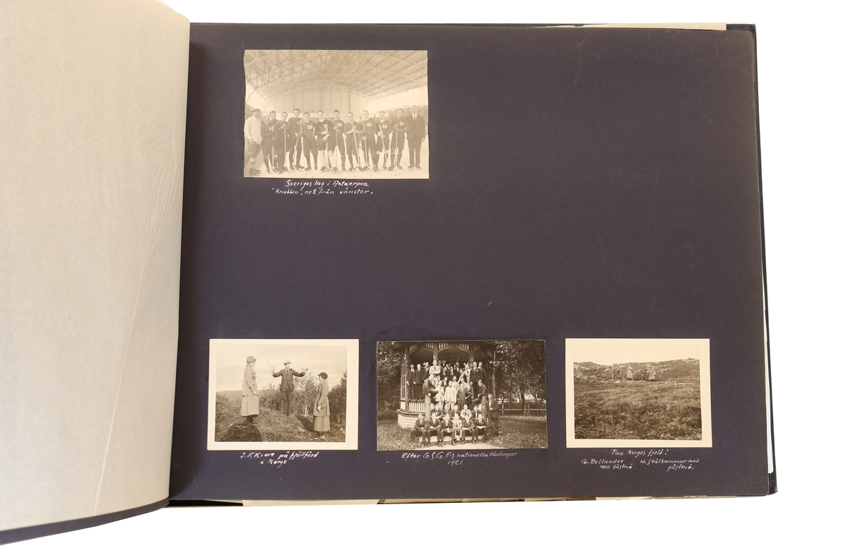 Idrottsföreningen kamraterna Gefle. Blandade motiv från diverse tävlingar runt åren 1897 till 1935.