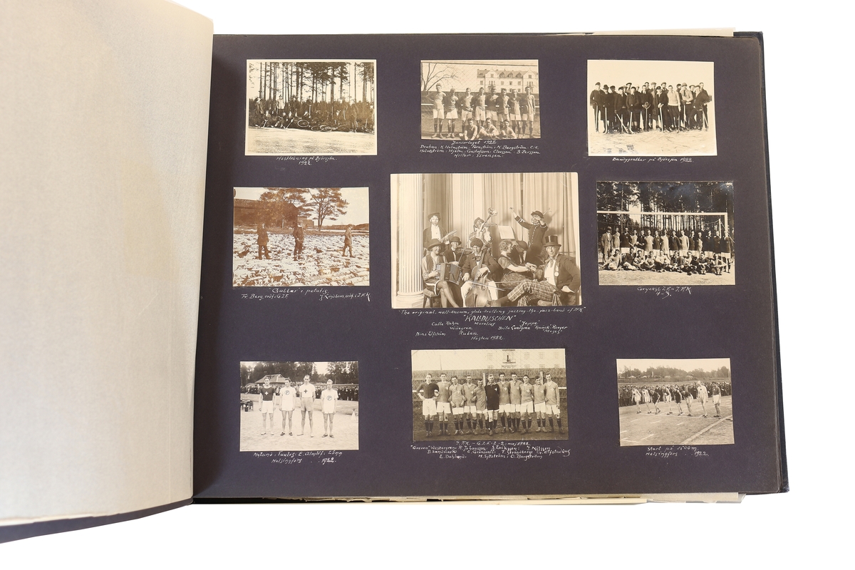 Idrottsföreningen kamraterna Gefle. Blandade motiv från diverse tävlingar runt åren 1897 till 1935.