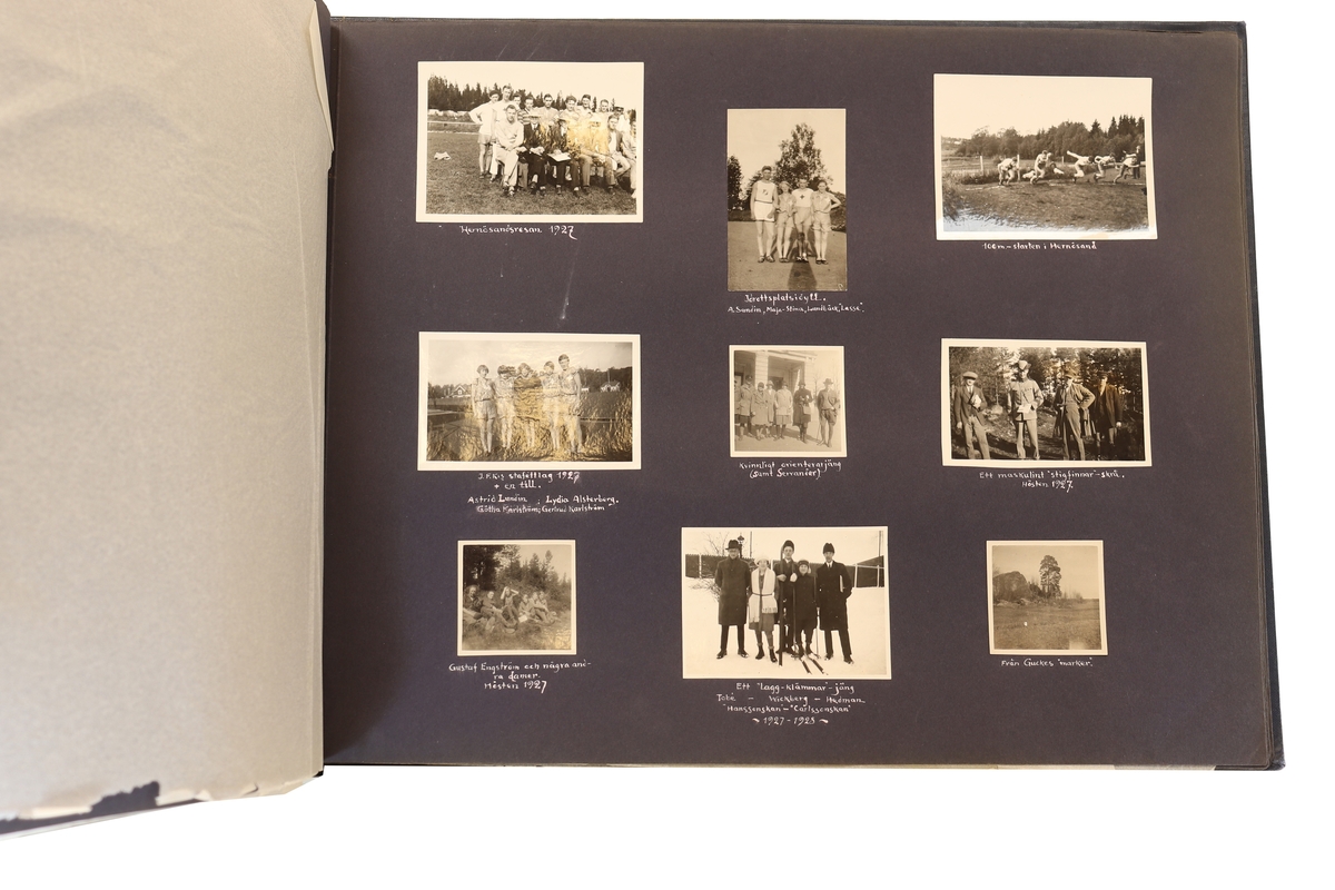 Idrottsföreningen kamraterna Gefle. Blandade motiv från diverse tävlingar runt åren 1897 till 1935.