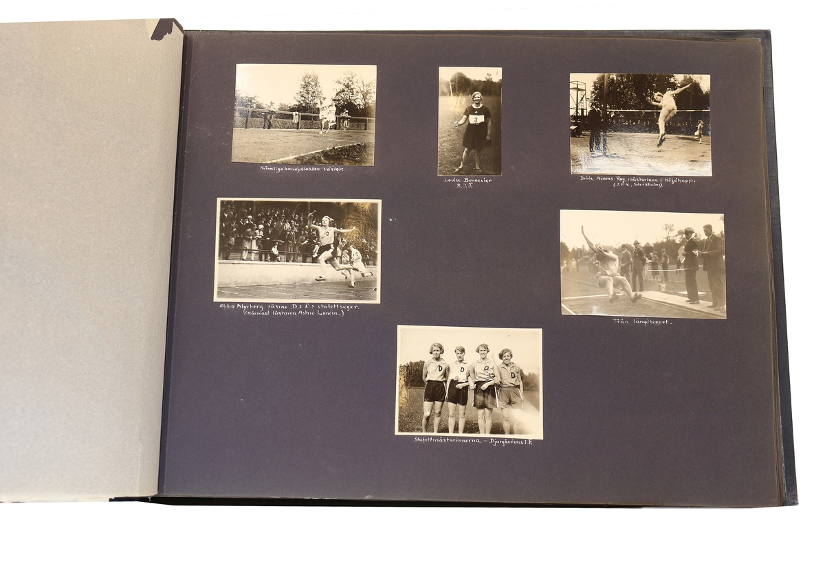 Idrottsföreningen kamraterna Gefle. Blandade motiv från diverse tävlingar runt åren 1897 till 1935.