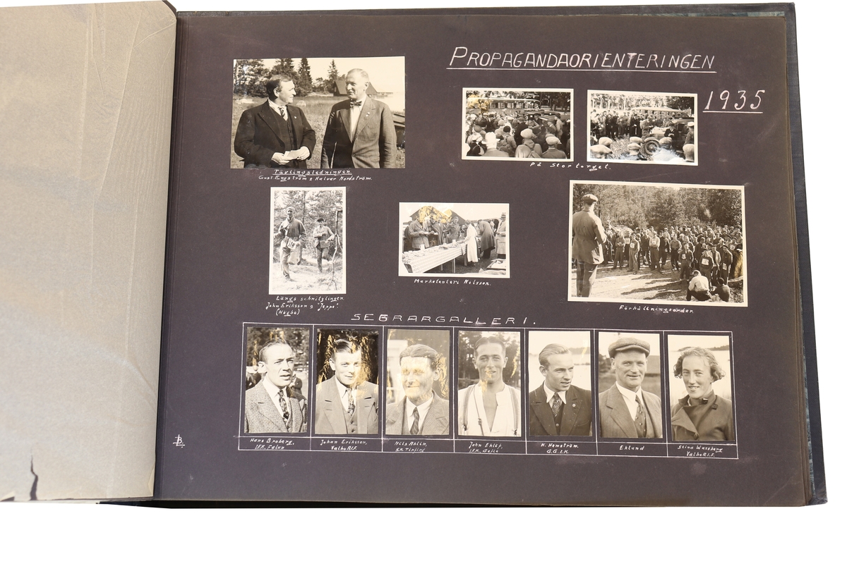 Idrottsföreningen kamraterna Gefle. Blandade motiv från diverse tävlingar runt åren 1897 till 1935.