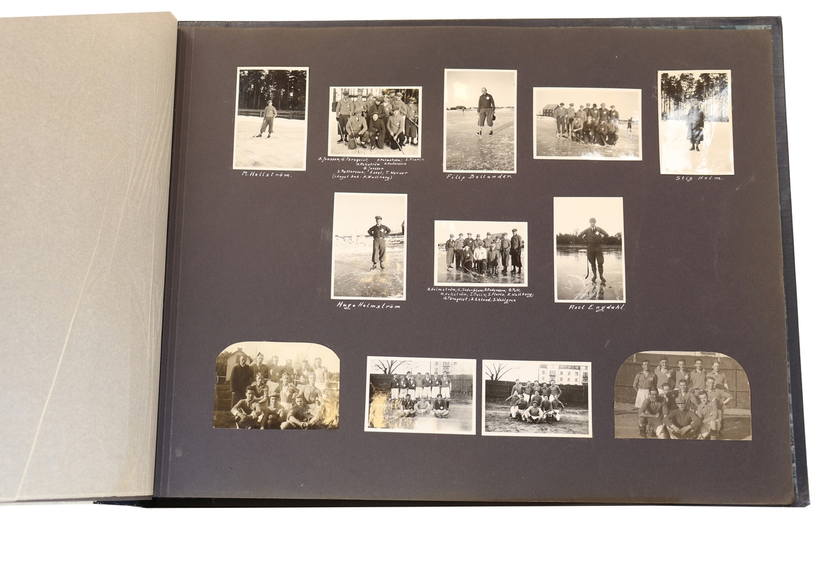 Idrottsföreningen kamraterna Gefle. Blandade motiv från diverse tävlingar runt åren 1897 till 1935.