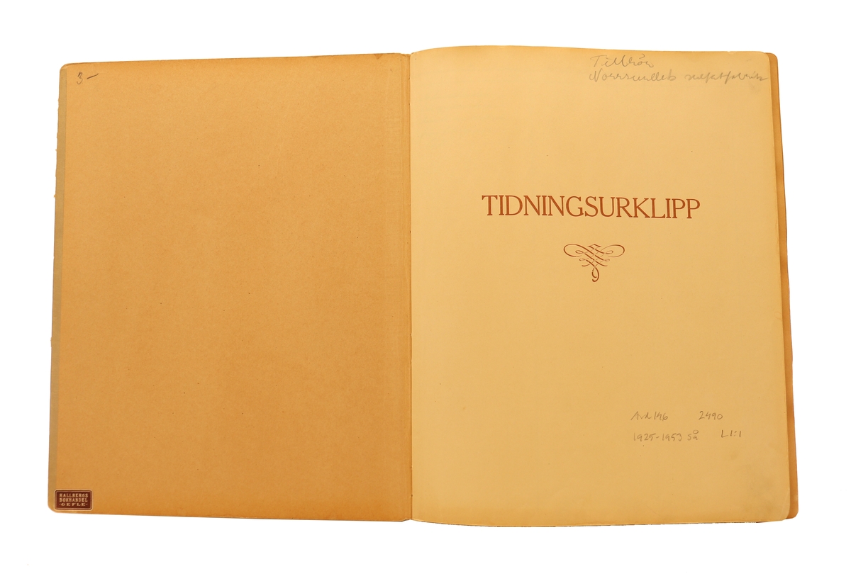 Pressklipp - från Papperindustriarbetareförbundet, Norrsundet avd 146.