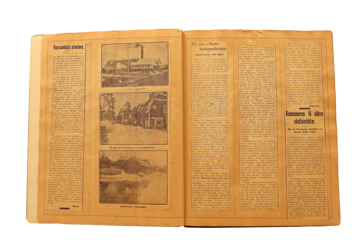 Pressklipp - från Papperindustriarbetareförbundet, Norrsundet avd 146.