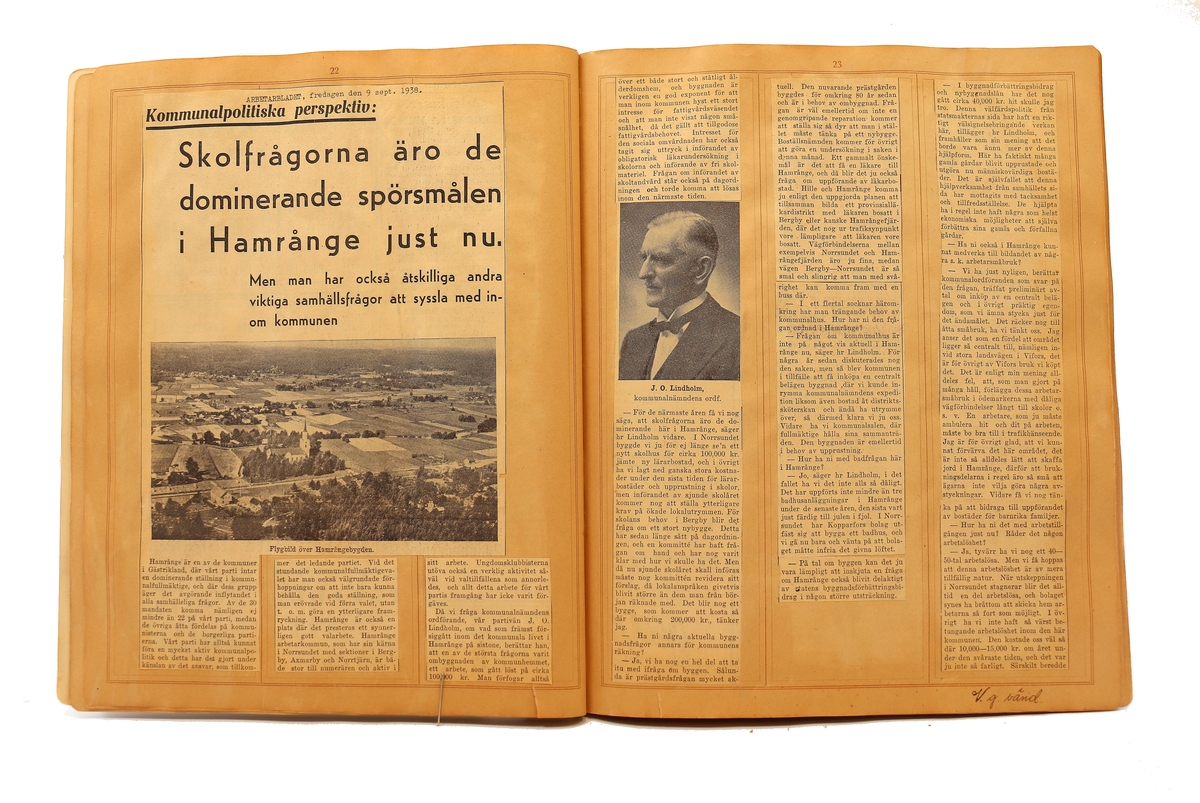 Pressklipp - från Papperindustriarbetareförbundet, Norrsundet avd 146.