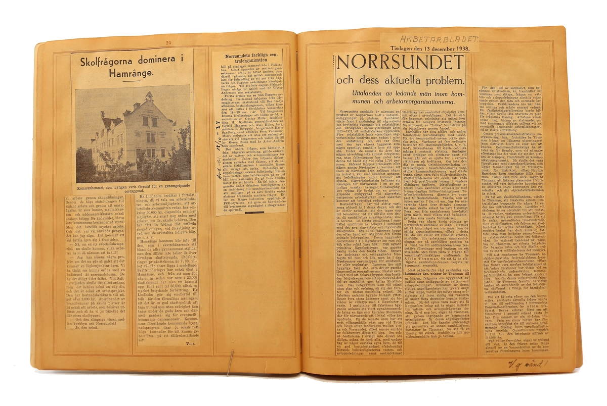 Pressklipp - från Papperindustriarbetareförbundet, Norrsundet avd 146.