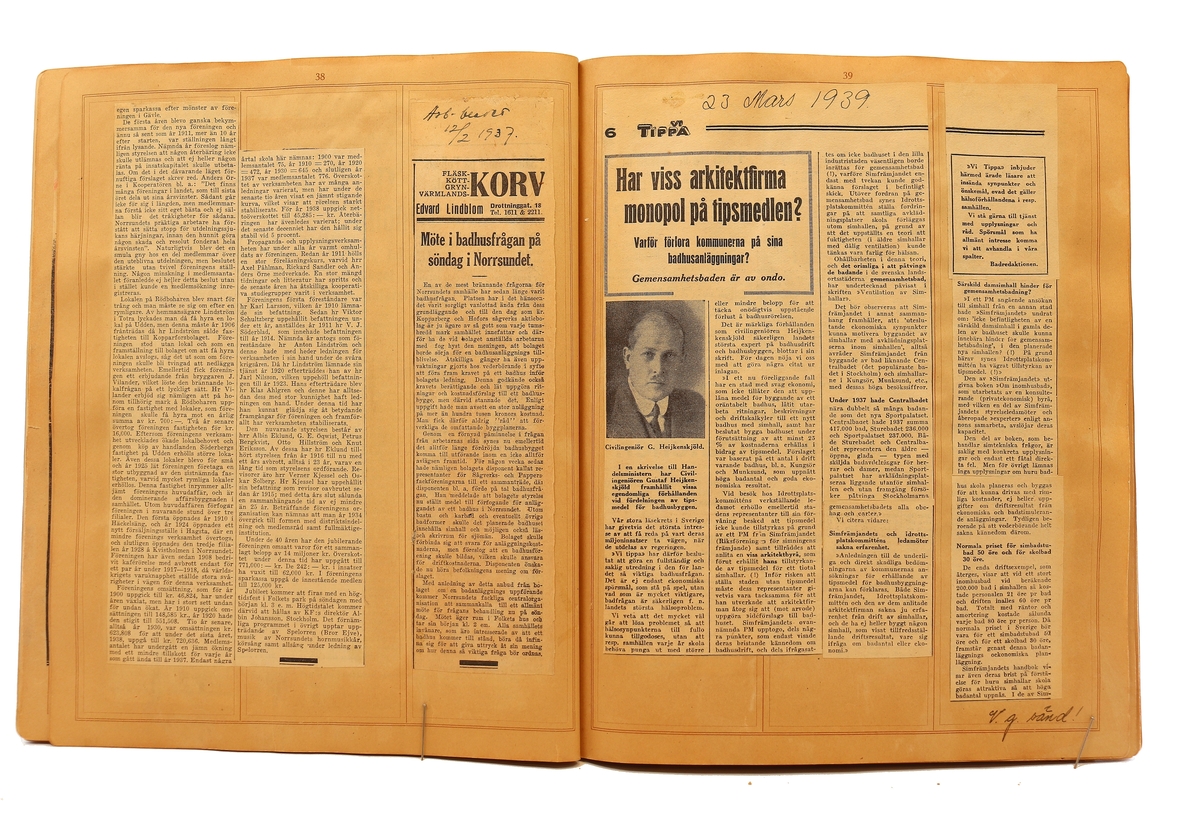 Pressklipp - från Papperindustriarbetareförbundet, Norrsundet avd 146.