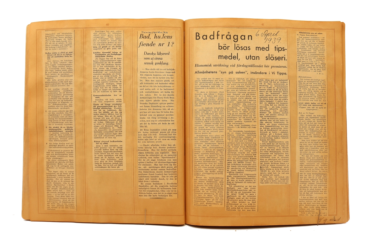 Pressklipp - från Papperindustriarbetareförbundet, Norrsundet avd 146.