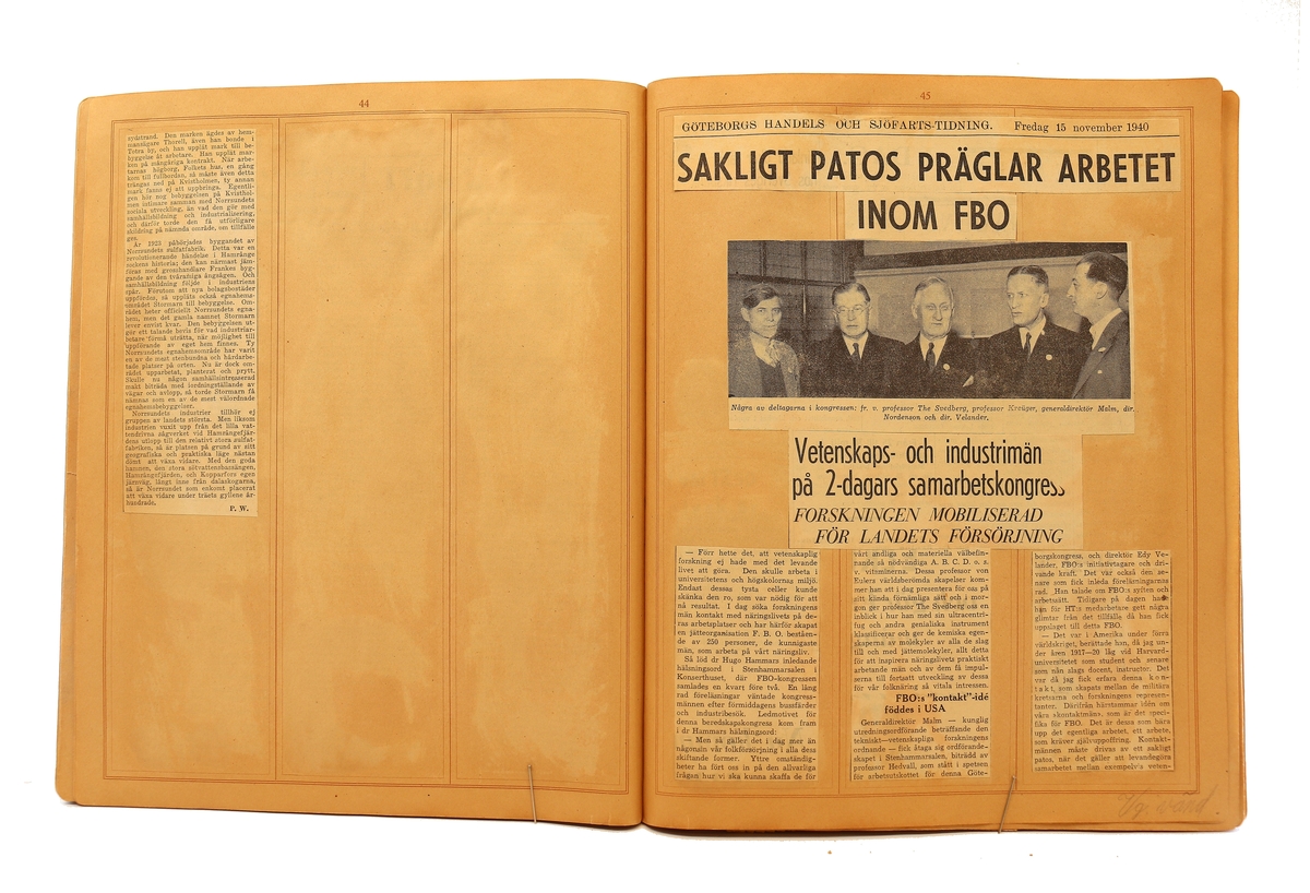 Pressklipp - från Papperindustriarbetareförbundet, Norrsundet avd 146.