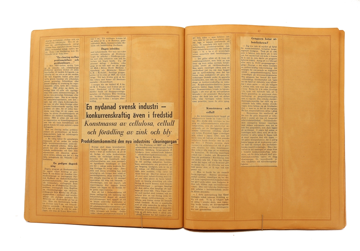 Pressklipp - från Papperindustriarbetareförbundet, Norrsundet avd 146.